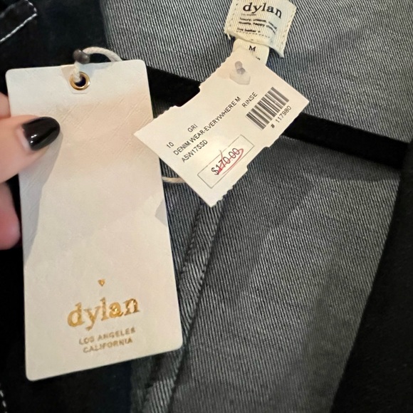 DYLAN Dark Wash Denim Blazer NWT - Picture 3 of 4